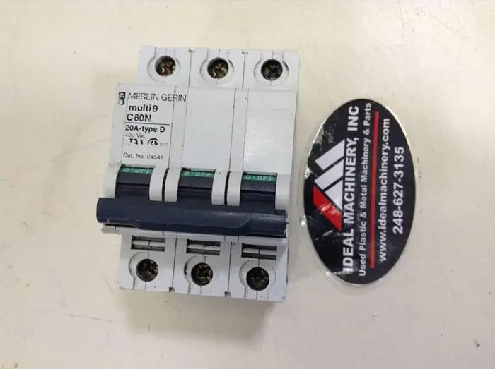 Used MERLIN GERIN C60N-20 Circuit Breakers Michigan US | Ideal Machinery #585662