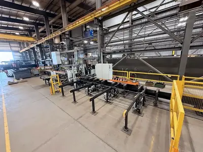 Used 2016 Ficep TIPO D8 Flat & Angle Processing Line Beam / Drill Lines California US | Machine Tool Bids #1509632