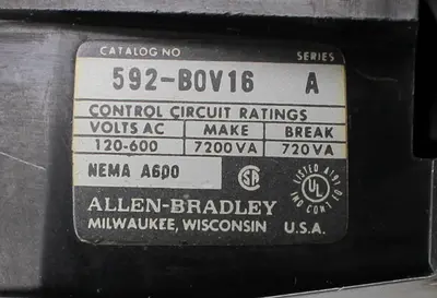 USED ALLEN BRADLEY 592-B0V16