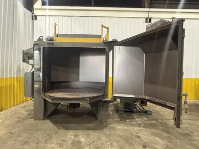 72” TABLE PANGBORN MODEL 6LK-7 ROTOBLAST SHOT BLAST MACHINE: YOBRO #24410