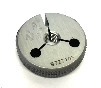 USED ALAMEDA M8 X 1.25-6G THREADED RING GAUGE NOT GO PD 7.042