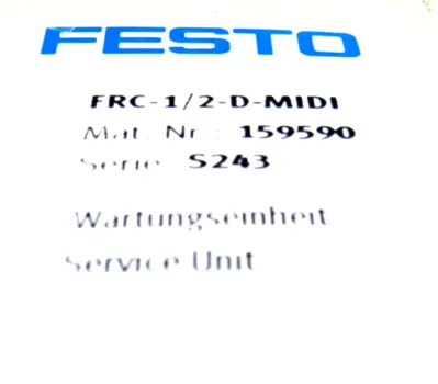 NEW FESTO FRC-1/2-D-MIDI SERVICE UNIT FRC12DMIDI