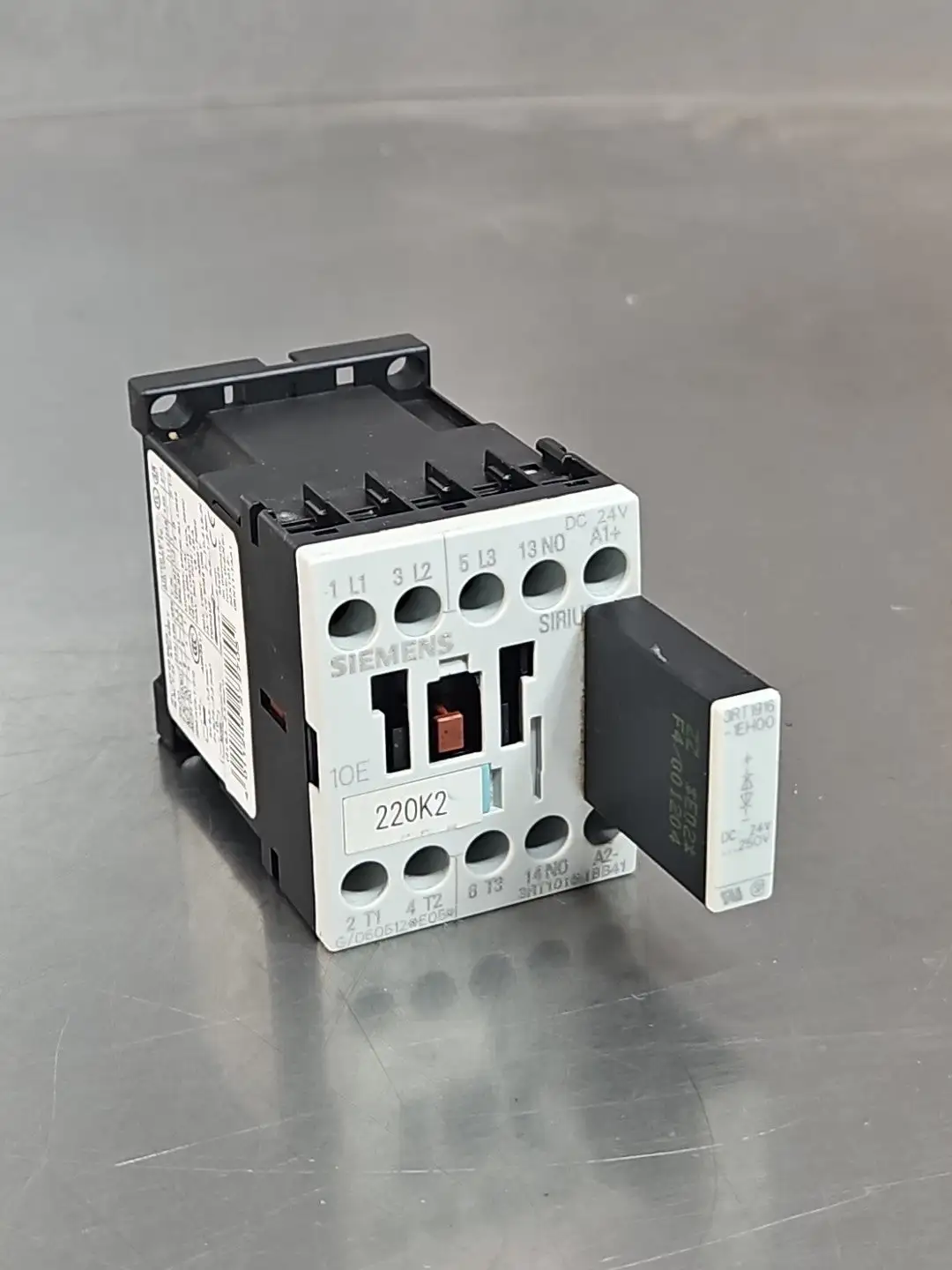 Siemens 3RT1016-1BB41 Contactor w/3RT1916-1EH00 Module (LOT OF 5) Loc4D11