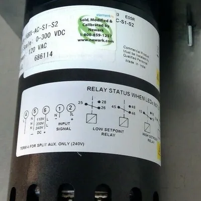 Crompton 239-302A-YGRX-AC-S1-S2 DC Volts Meter, 0-300VDC (27C4541) 5D-5