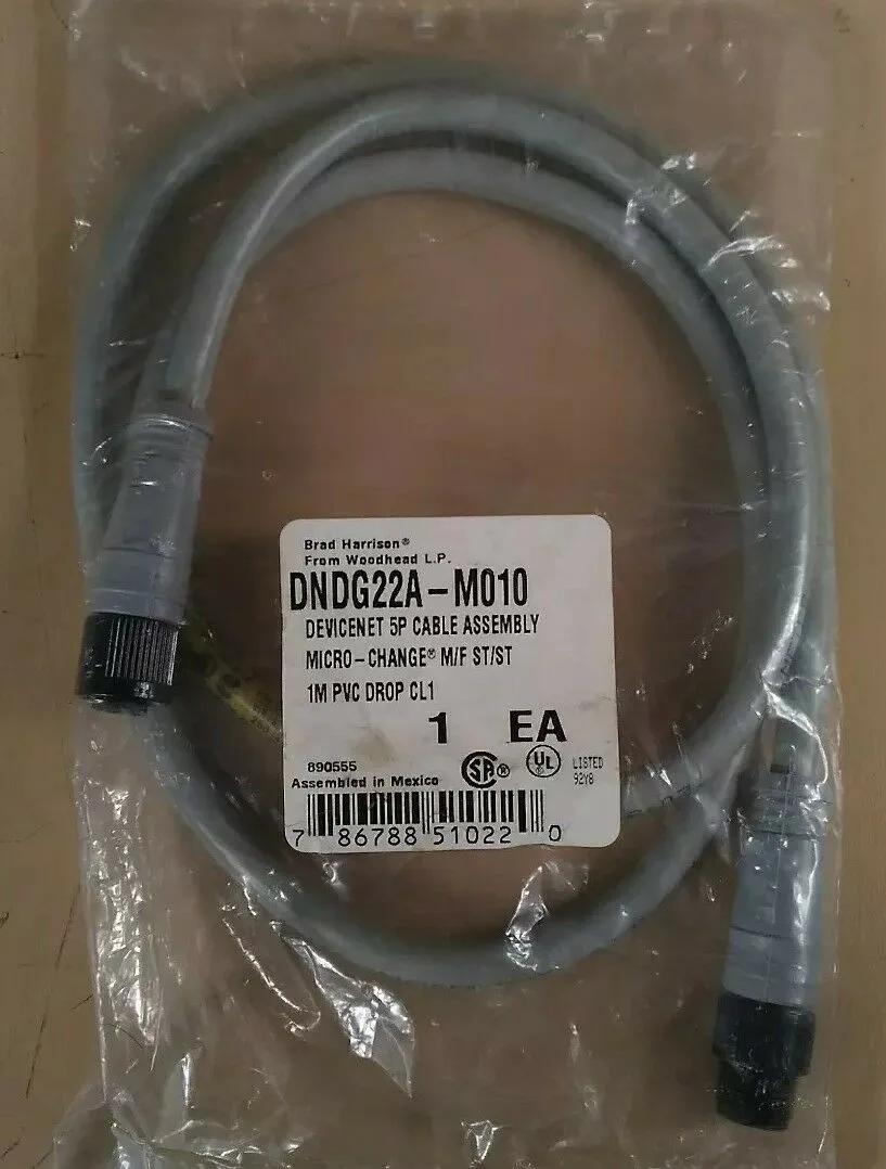 WOODHEAD CONNECTIVITY/ BRAD HARRISON DNDG22A-M010 CABLE ASSEMBLY 5E