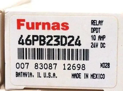 11 NEW FURNAS ELECTRIC 46PB23D24 RELAYS
