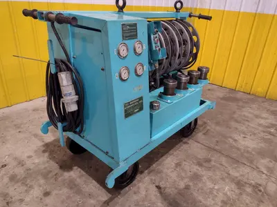 40 TON MODERN HYDRAULICS 4 CYLINDER PORTABLE HYDRAULIC DIE SETTING & SEPARATING SYSTEM: STOCK #23776