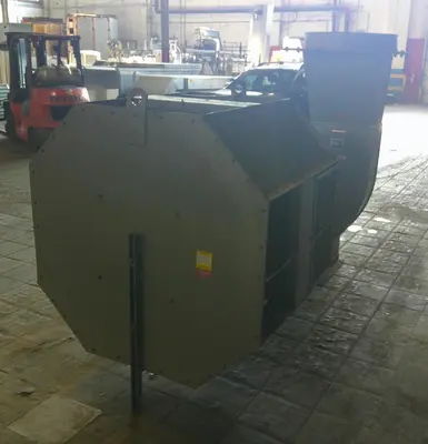 SPC9233  Blower 10,000 cfm centrifugal fan North American Mfg Co model 2324-3711-T, 100 hp, CS