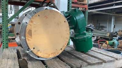 12" V150 Fisher V-Ball Control Valve, New Storeroom Spare