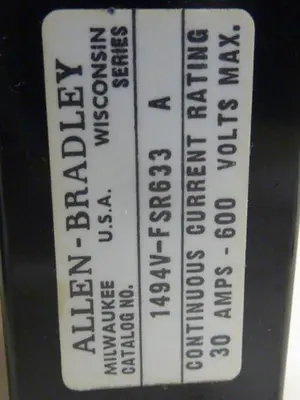 USED ALLEN BRADLEY 1494V-DS30 SER A