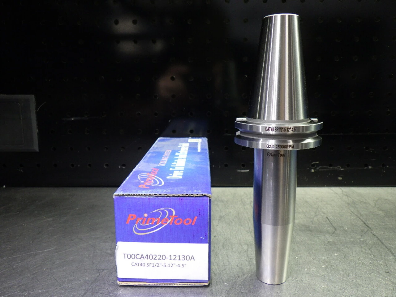 PrimeTool CAT40 1/2" Shrink Fit Tool Holder 5.12" Pro T00CA40220-2130A (LOC1591)