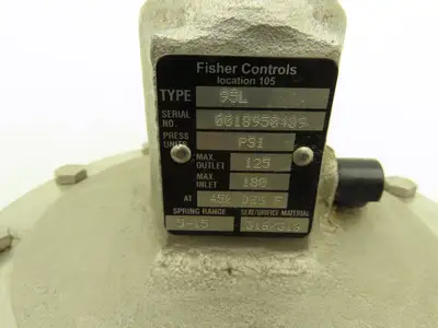 Fisher Controls 95L Pressure Reducing Regulator 125PSI Class 150 1/2" Flange