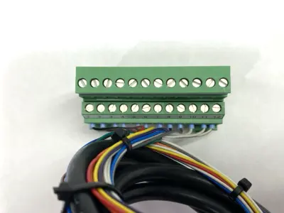 USED ABB CUSTOMER SIGNAL WIRE HARNESS HARN-XS5 MISING GASKET