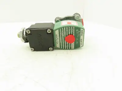 Asco Redhat JKF8215G010 Solenoid Valve 2-Way 25 PSI 3/8 NPT 24 NC VDC