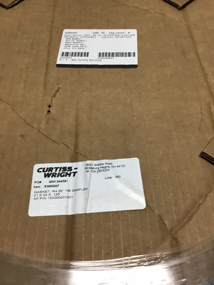 Curtiss-Wright X300007 Gasket R4 20″ ID Type 304 FlexiCarb Seal