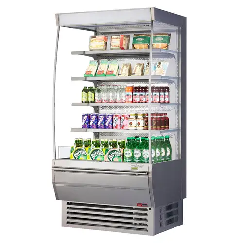 Turbo Air TOM-36DXS-N 35 5/8" Vertical Open Air Cooler w/ (5) Levels, 115v