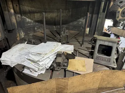 86" BULLARD DYNATROL VERTICAL TURRET LATHE. STOCK #0888625