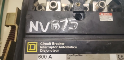 USED SQUARE D MHL36600