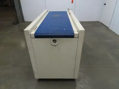 LaserLink LC4000A Plastic Chain Conveyor 18x60" 120V PLC Control Photo Eye 11FPM