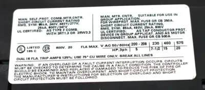 USED SIEMENS 3RV1031-4BA10