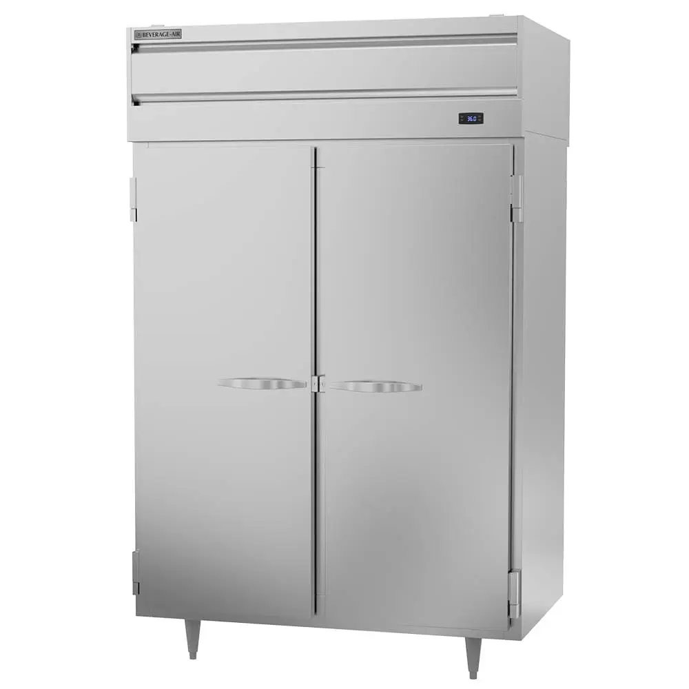 Beverage-Air PRD2HC-1AS 52" Two Section Pass Thru Refrigerator, (4) Left/right Hinge Solid Doors, 115v