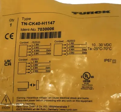 NEW TURCK TN-CK40-H1147