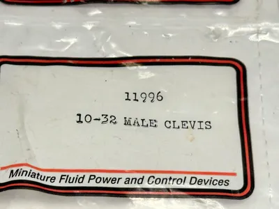 11996 | Clippard  #10-32 Male Rod Clevis - New