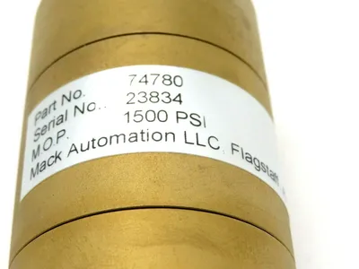 NEW MACK AUTOMATION 74780 HYDRAULIC CYLINDER 1500PSI