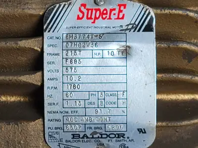 USED BALDOR EM3774T-5