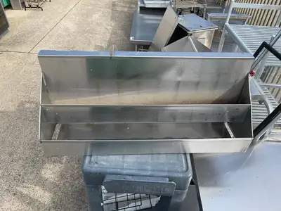 Used Falcon Restaurant Supply Used 35.75" Stainless Steel Bar Speed Rail Rack - SS260 Underbar Equipment Illinois US | Falcon Restaurant Supply #1375885