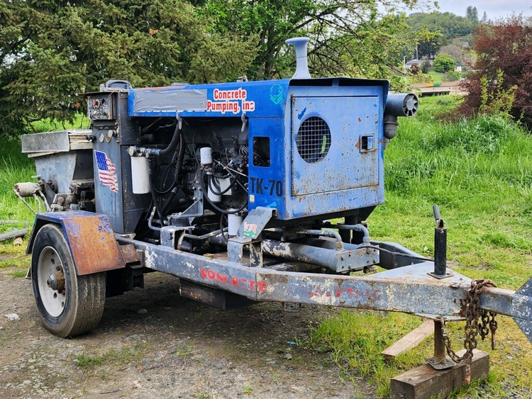 Used 1999 PUTZMEISTER TK-70 Concrete Pumps Colorado US | Concrete Pump Depot #1394084