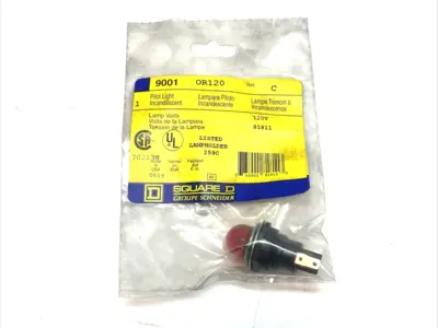 New | in-Stock Square D Incand. Red Pilot Light 120V Lighting Michigan US | Maverick Industrial Sales #1392220