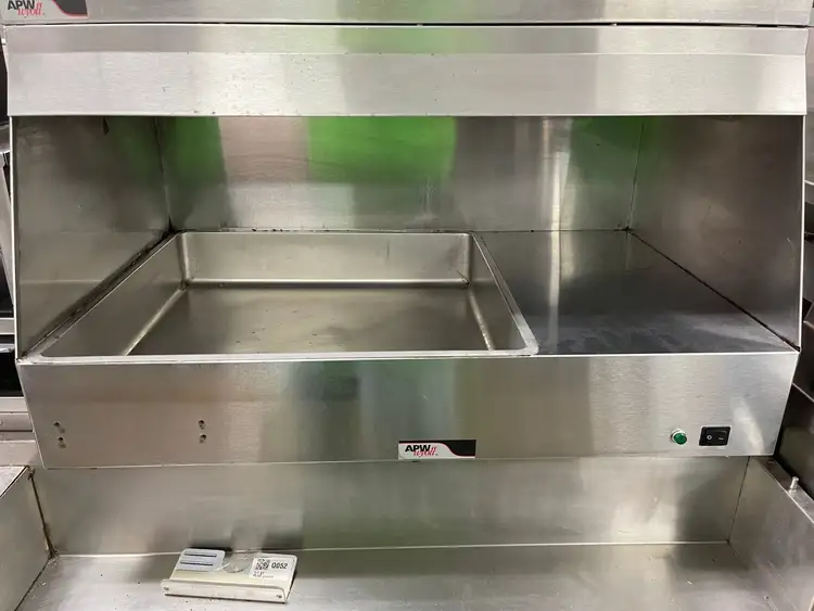 Used APW Wyott Standex APW Wyott CHFS-33H19 Stainless Steel Countertop Fry Warming/Dump Station 120V Countertop Display Warmers Illinois US | Falcon Restaurant Supply #1375702