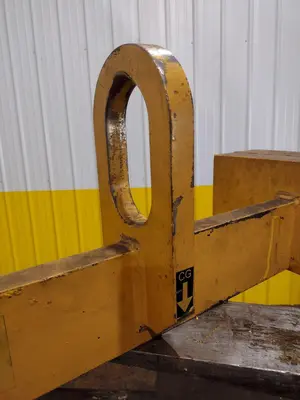 10,000 LB X 48" CALDWELL MODEL #82-5-48 C HOOK COIL LIFTER: STOCK #18875