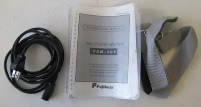 Fujikura FSM-50S Optical Fiber Arc Fusion Splicer AS IS with Case and Manual