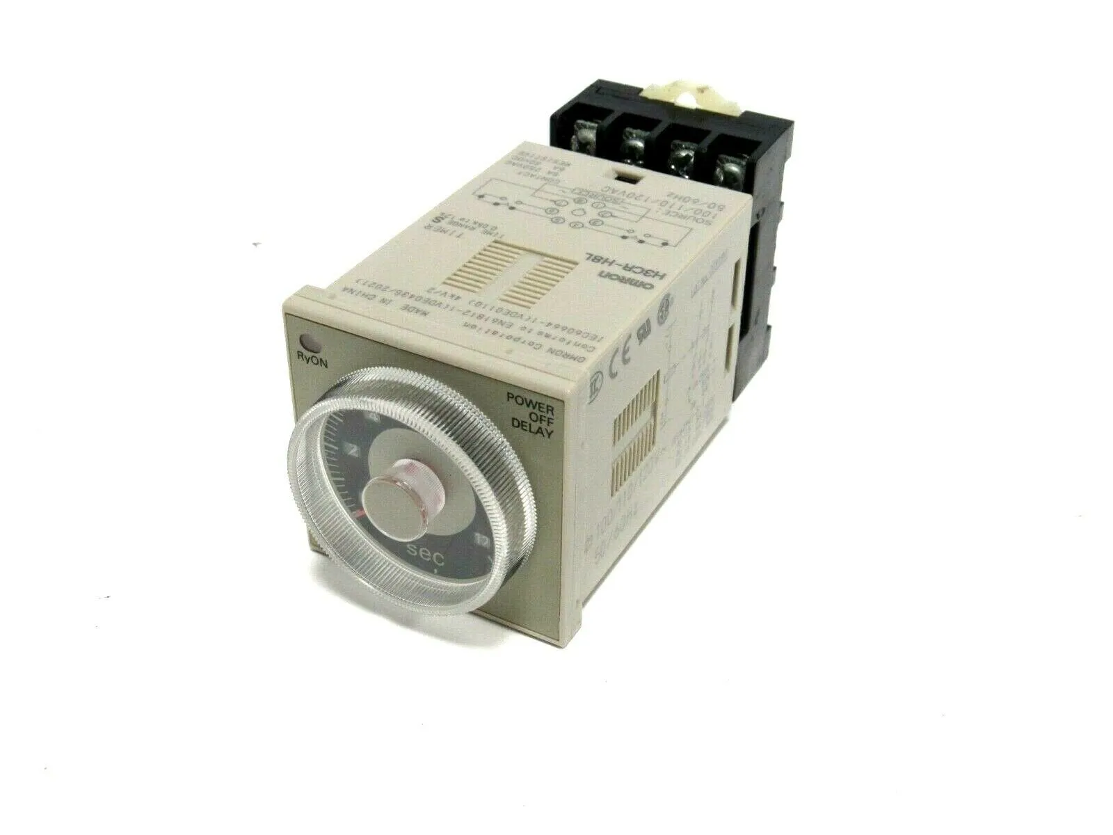 NEW OMRON H3CR-H8L TIMER 12 SECOND H3CRH8L