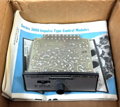 ALLEN BRADLEY 23DF3-3001 PHOTOELECTRIC SENSOR CARD SER. B NEW SURPLUS