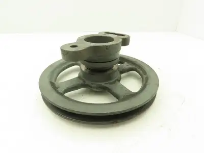 KBC Belt Tensioning Pulley Assy 2 Groove W Adjustable Mount Off KBC 350 Band Saw