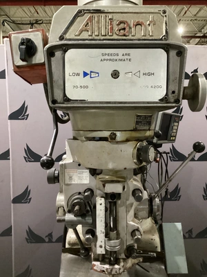 Used ALLIANT 1054-3V Vertical Mills Michigan US | iGAM Industrial Marketplace #1332334