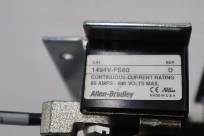 ALLEN BRADLEY 1494V-DS400 /1494V-FS60 DISCONNECT SWITCH / A 400A 600V STOCK 5305