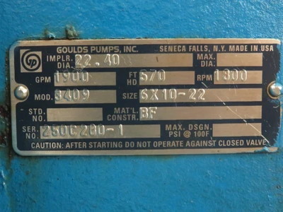 USED Goulds 3409