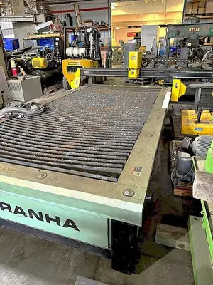 USED 2018 PIRANHA C510 PLASMA TABLE WITH TUBE CUTTER