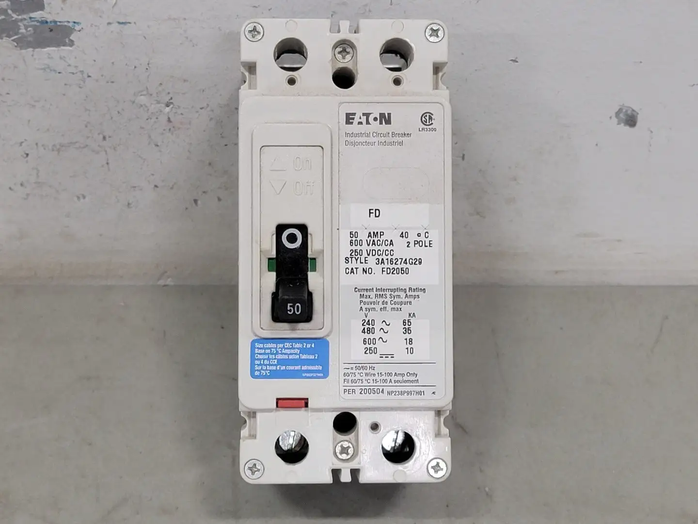 New | in-Stock EATON FD2050 Switchgears British Columbia CA | Lenmark #240848