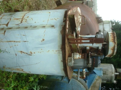 1200L M/S Mixing Tank 7.5Kw Sawtooth