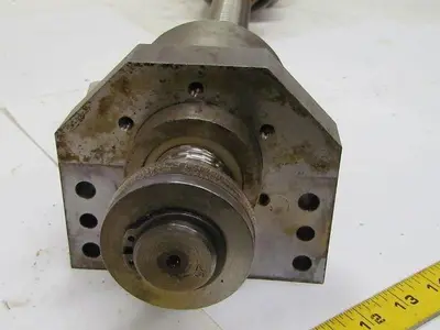 Ball Screw Assy 1 1/2" Dia 1/4" Pitch 15" Travel 33" OAL From CNC Lathe