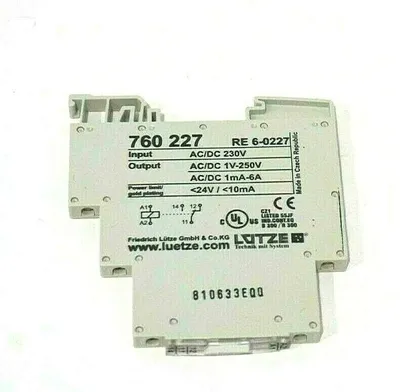 4 NEW LUTZE 760227 RELAY MODULES RE 6-0227