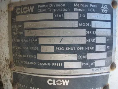 USED CLOW V-162T