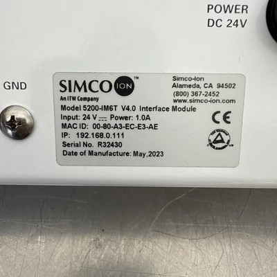 USED SIMCO 5200-IM6T-V4.0