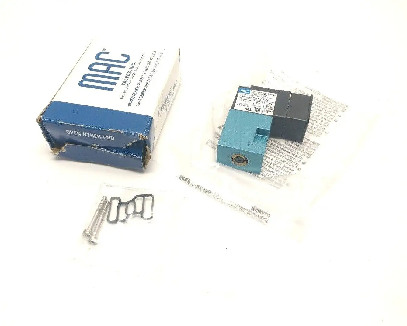 45A-L00-DDAJ-1JM | MAC Valves  4-Way 2-Position Solenoid Valve 24VDC 5.4W - New Other