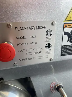 Used ELITE B30J Planetary Mixers Florida US | BAM Discount Restaurant Equipment #1263806